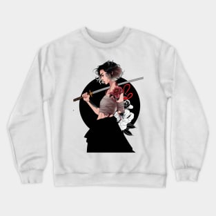 Cyberpunk Geisha Samurai Dystopia Crewneck Sweatshirt